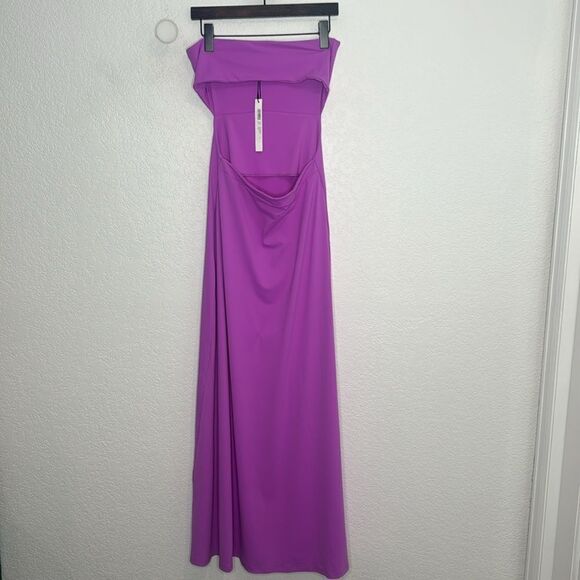 NWT Susana Monaco Open Back Maxi Dress in Snapdragon Large Revolve - Picture 6 of 12